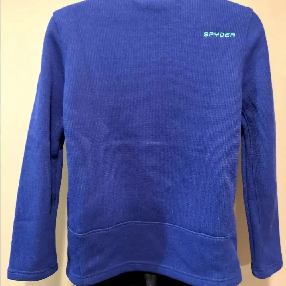 SYPDER girl's mock neck cobalt blue activewear jacket size 14-16 casual